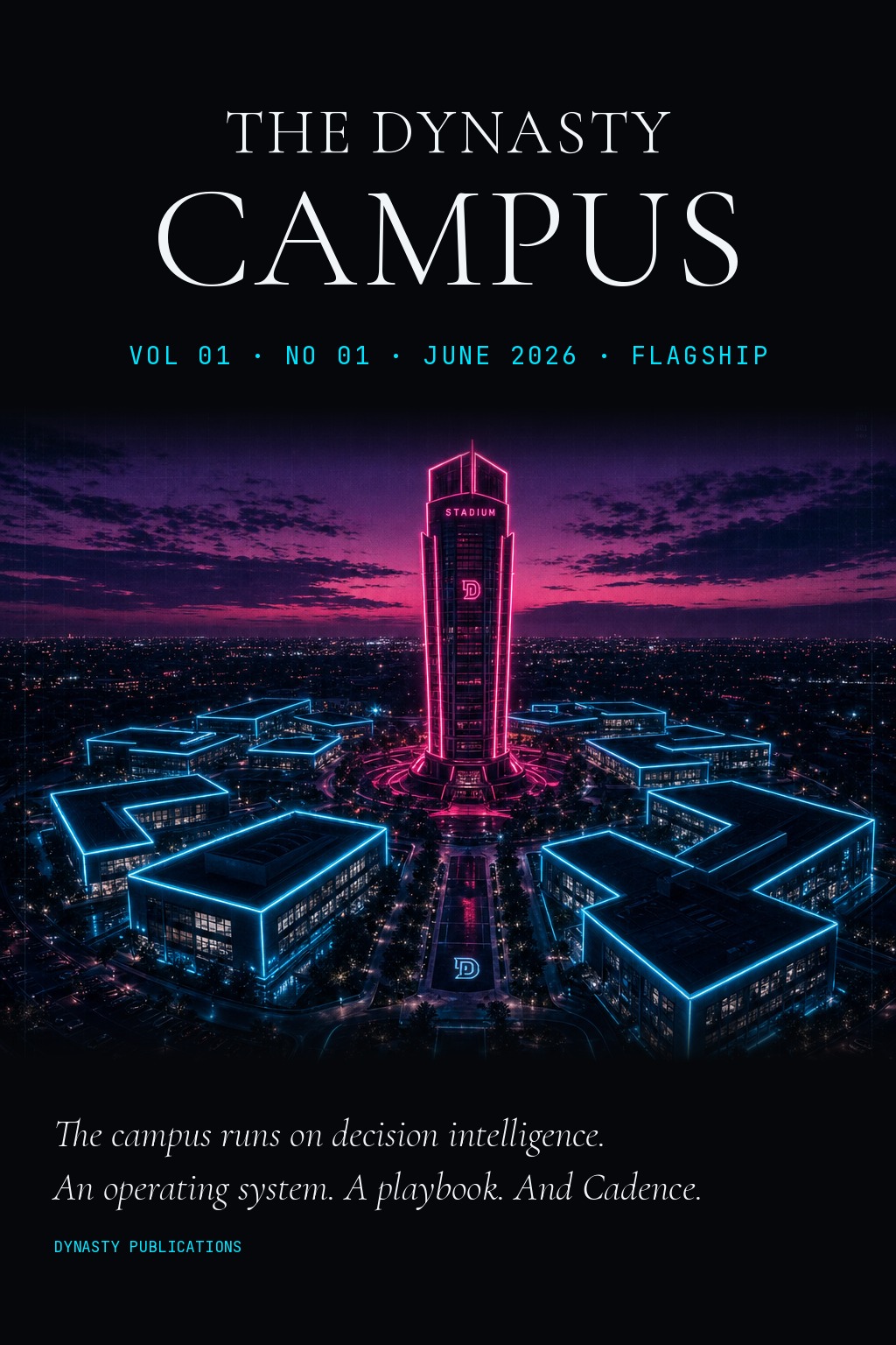 Dynasty Campus cover — May 2026