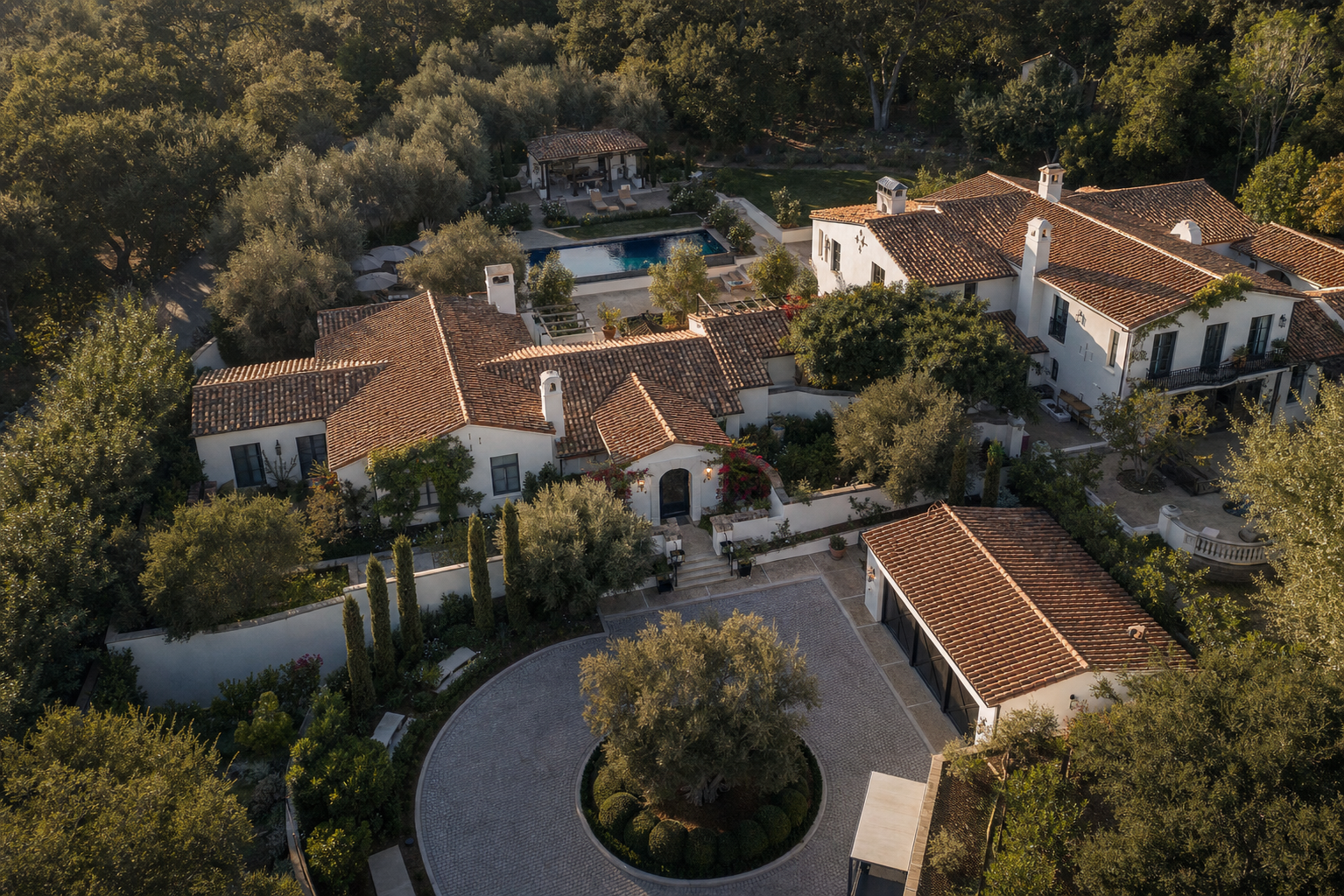 Newman Village · Tuscan-influenced estate enclave